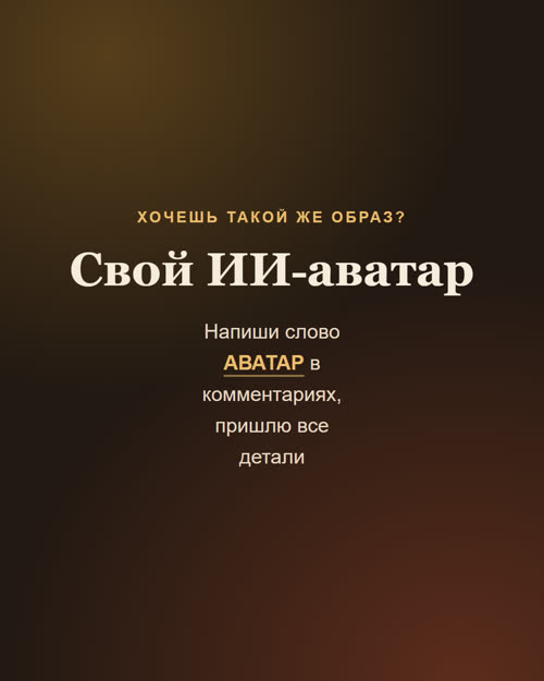 Свой ИИ-аватар